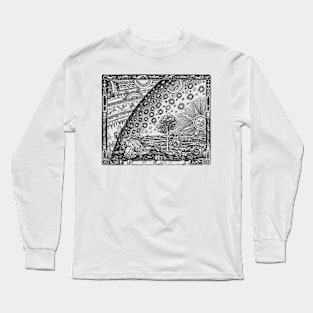 Flammarion Renaissance Style Astrology and Astronomy Long Sleeve T-Shirt